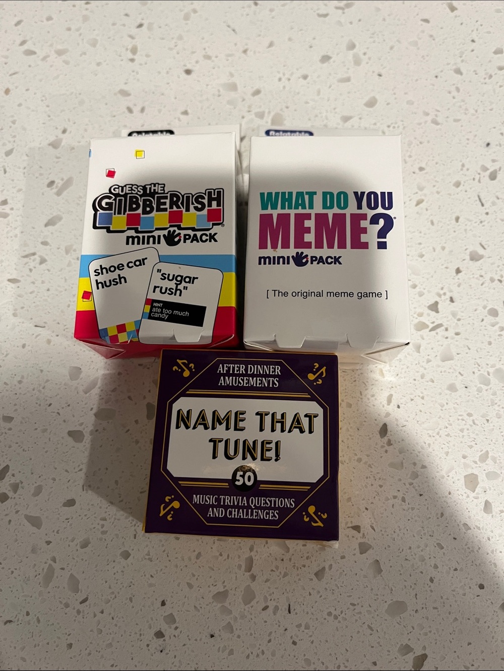 Mini Pack Party Card Game - White